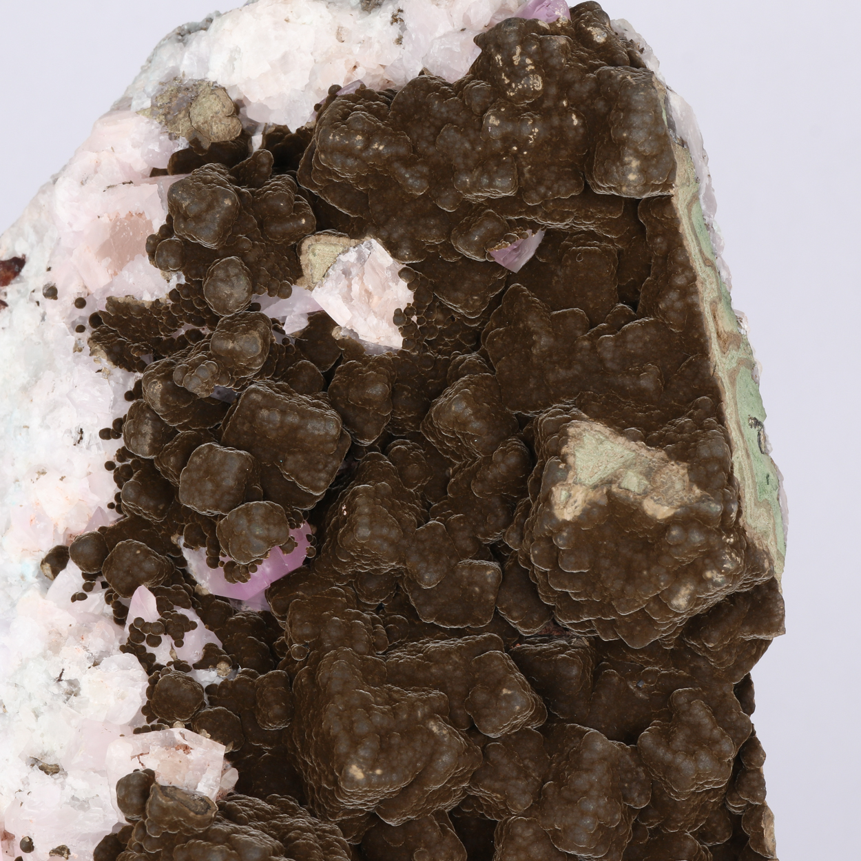 Kolwezite On Cobaltoan Calcite