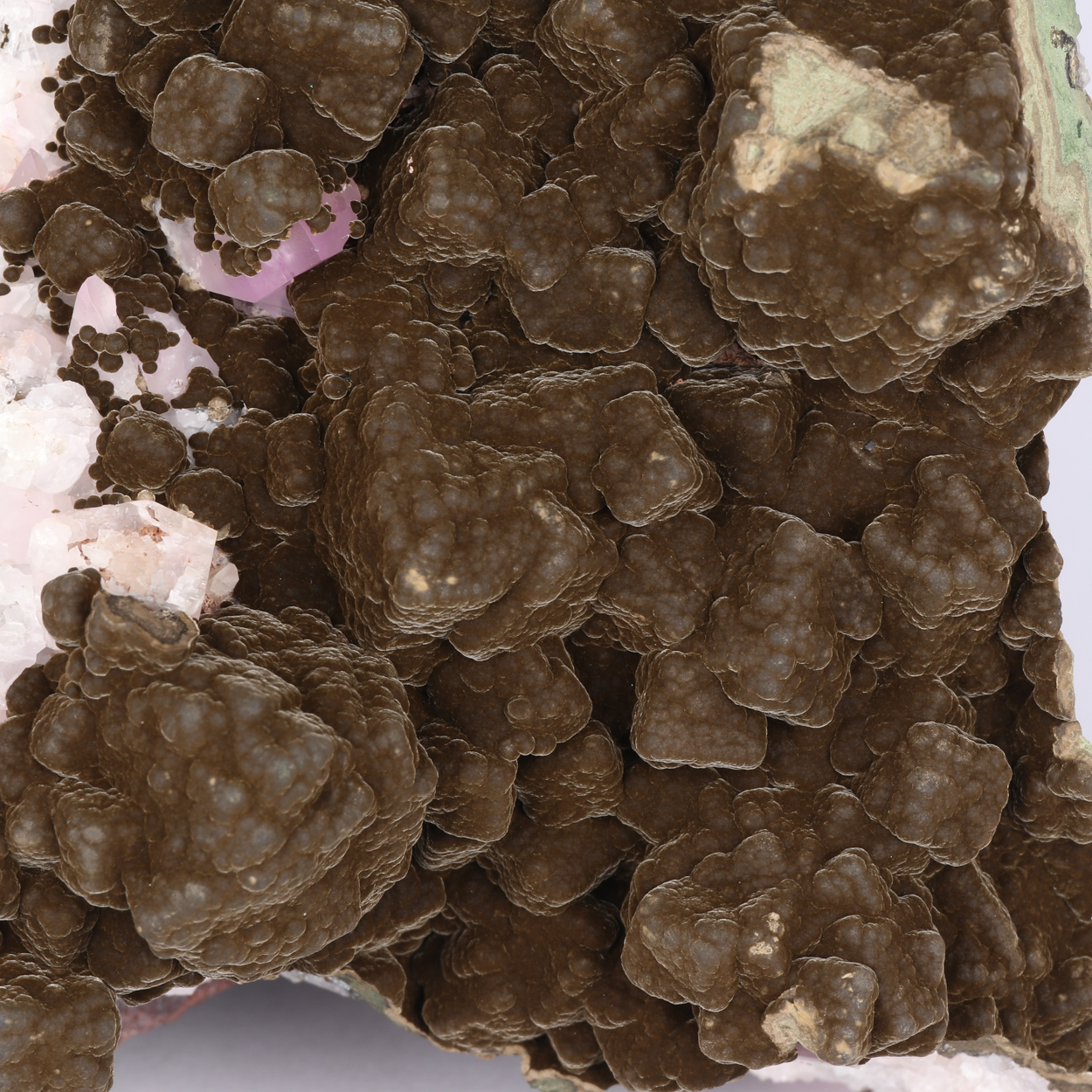 Kolwezite On Cobaltoan Calcite