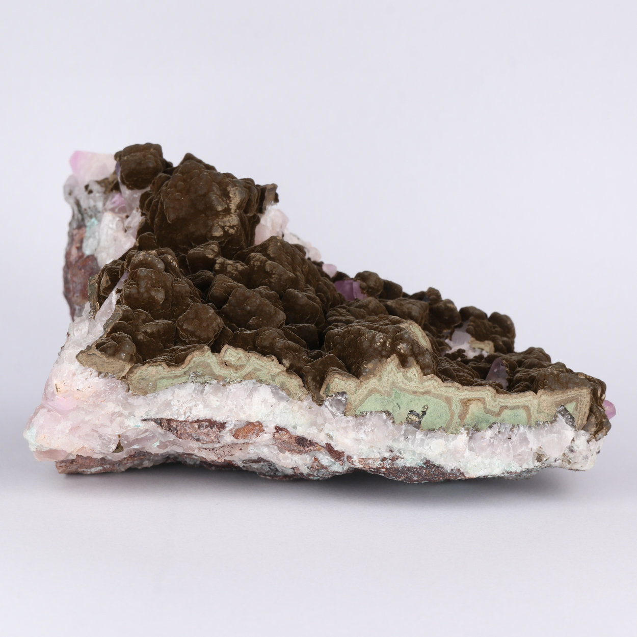 Kolwezite On Cobaltoan Calcite