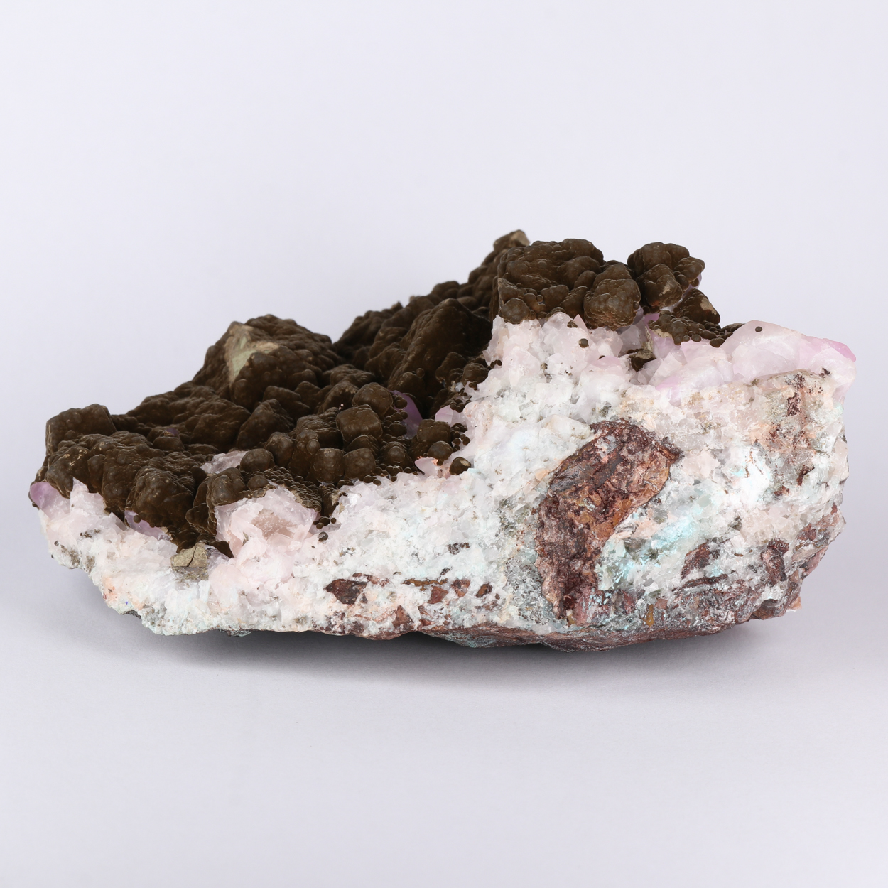 Kolwezite On Cobaltoan Calcite