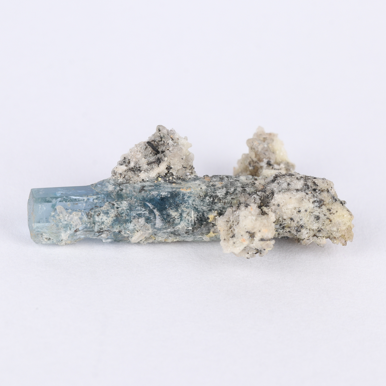 Topaz & Quartz On Aquamarine