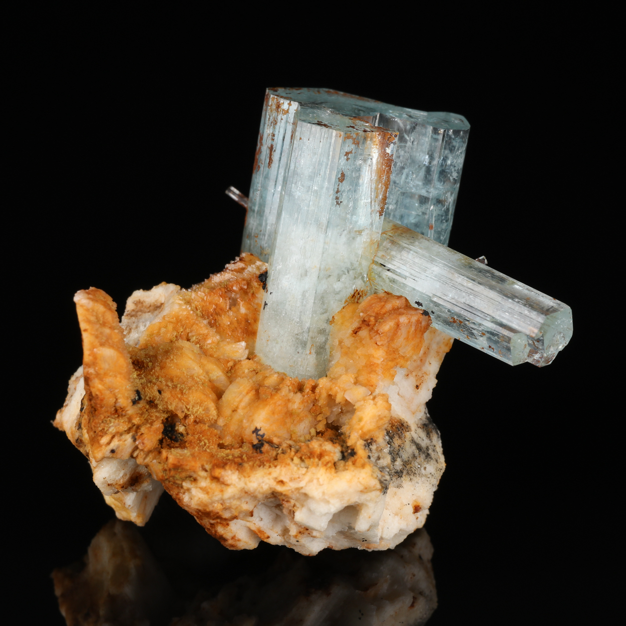 Aquamarine & Feldspar