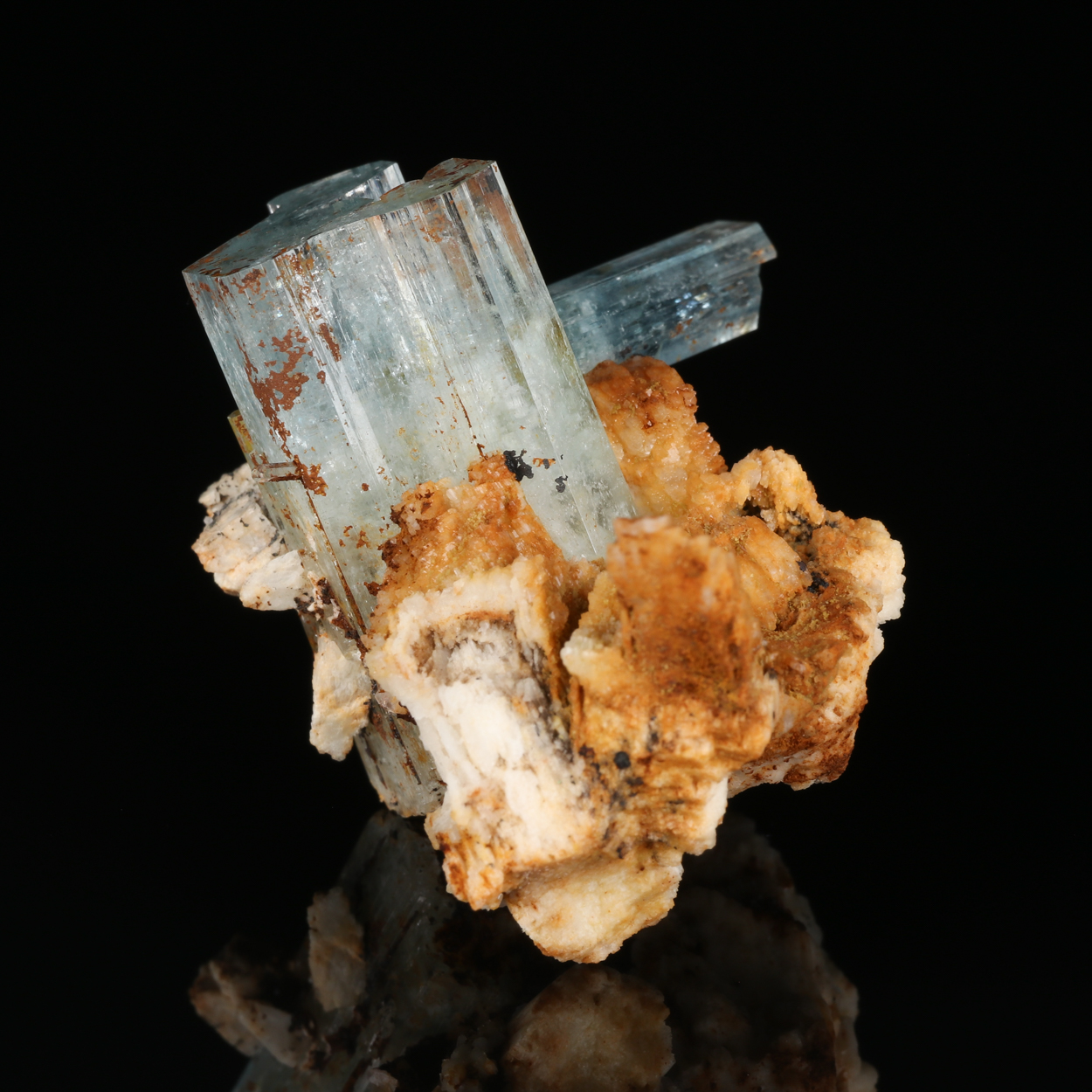 Aquamarine & Feldspar