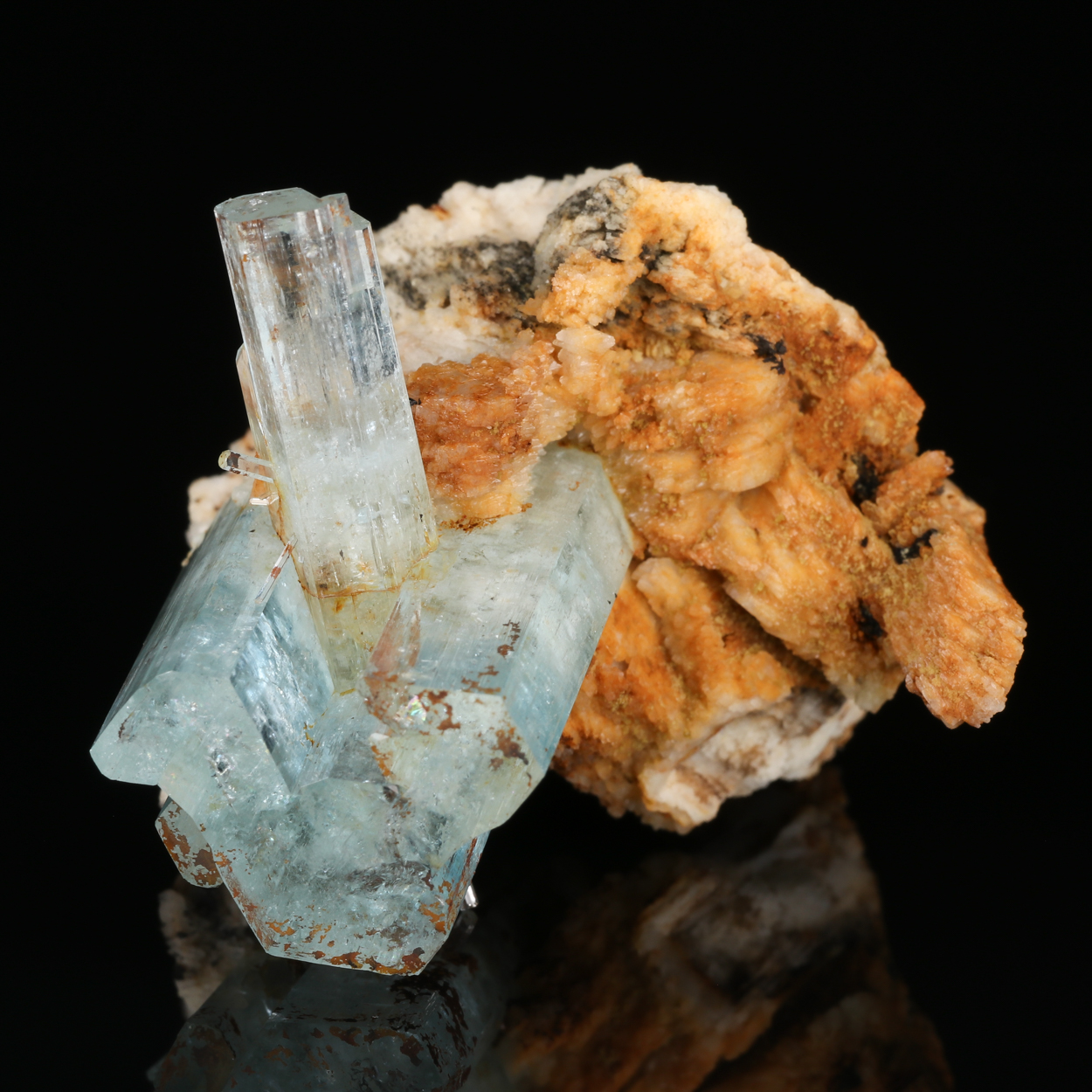 Aquamarine & Feldspar