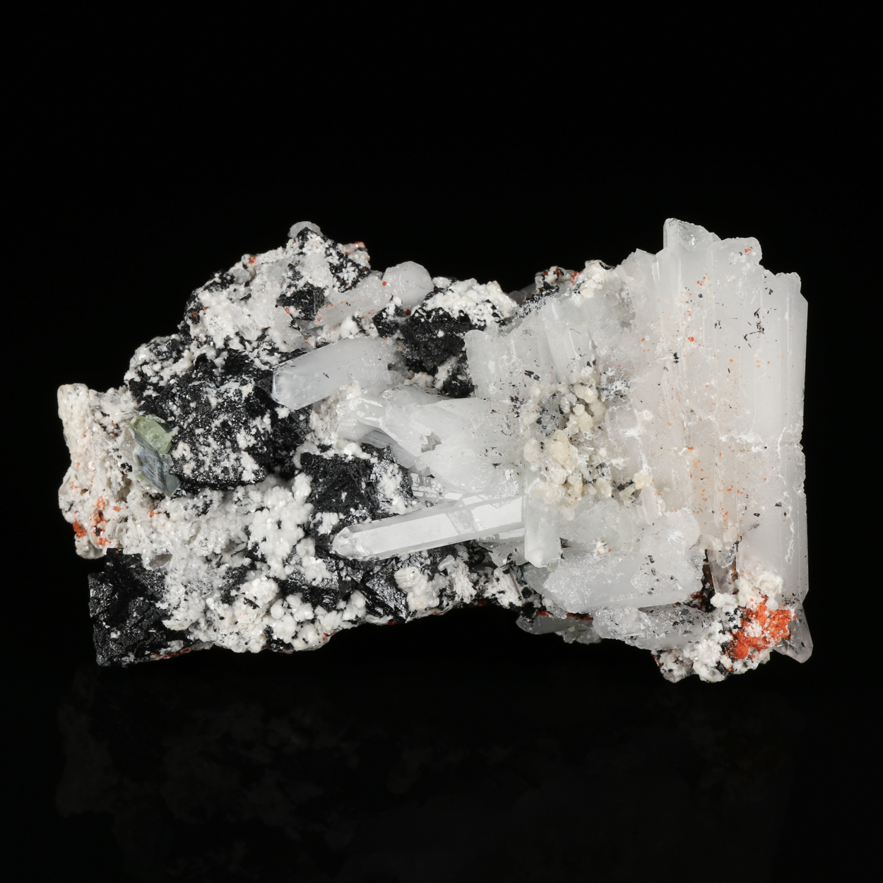 Ettringite & Calcite With Brucite & Hausmannite