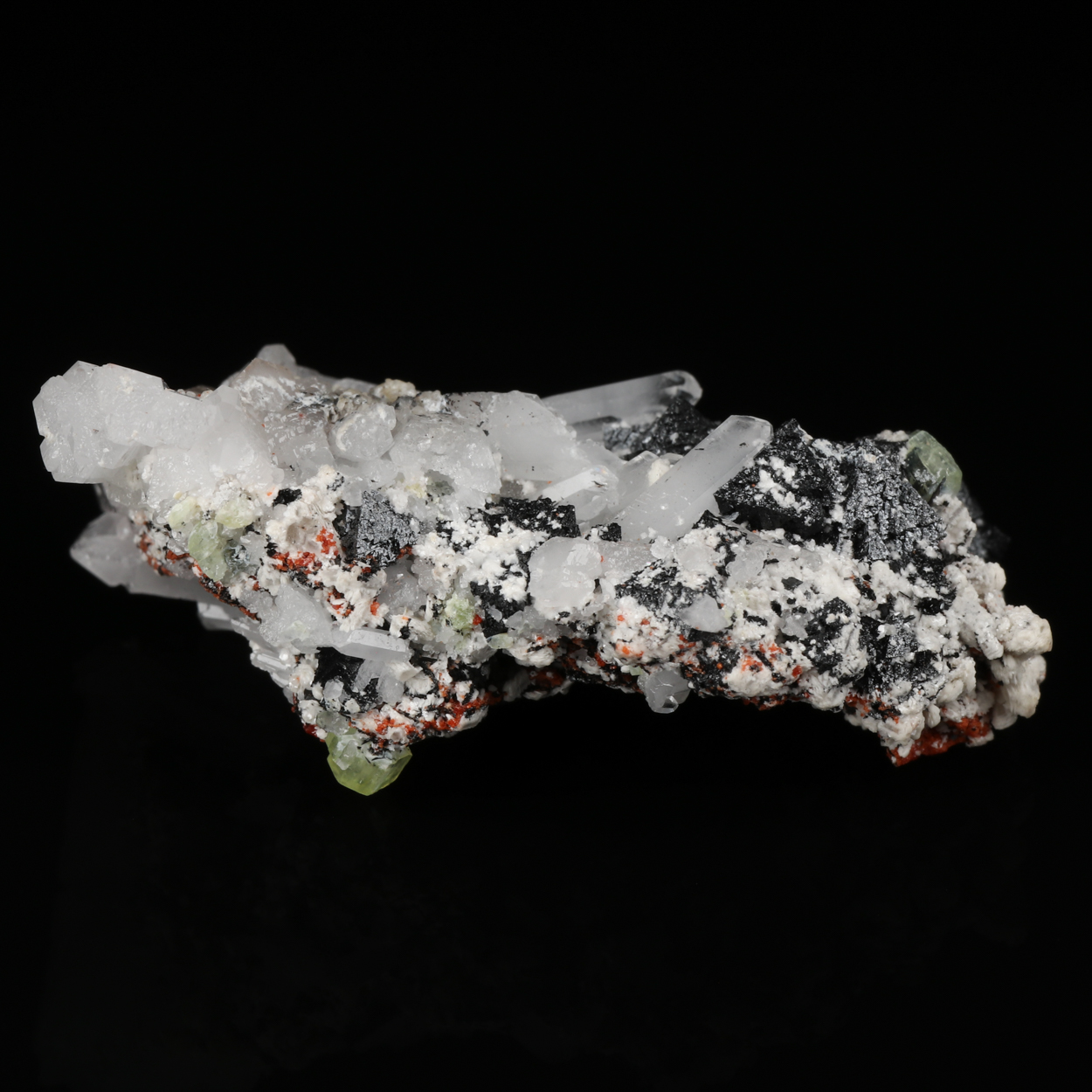 Ettringite & Calcite With Brucite & Hausmannite