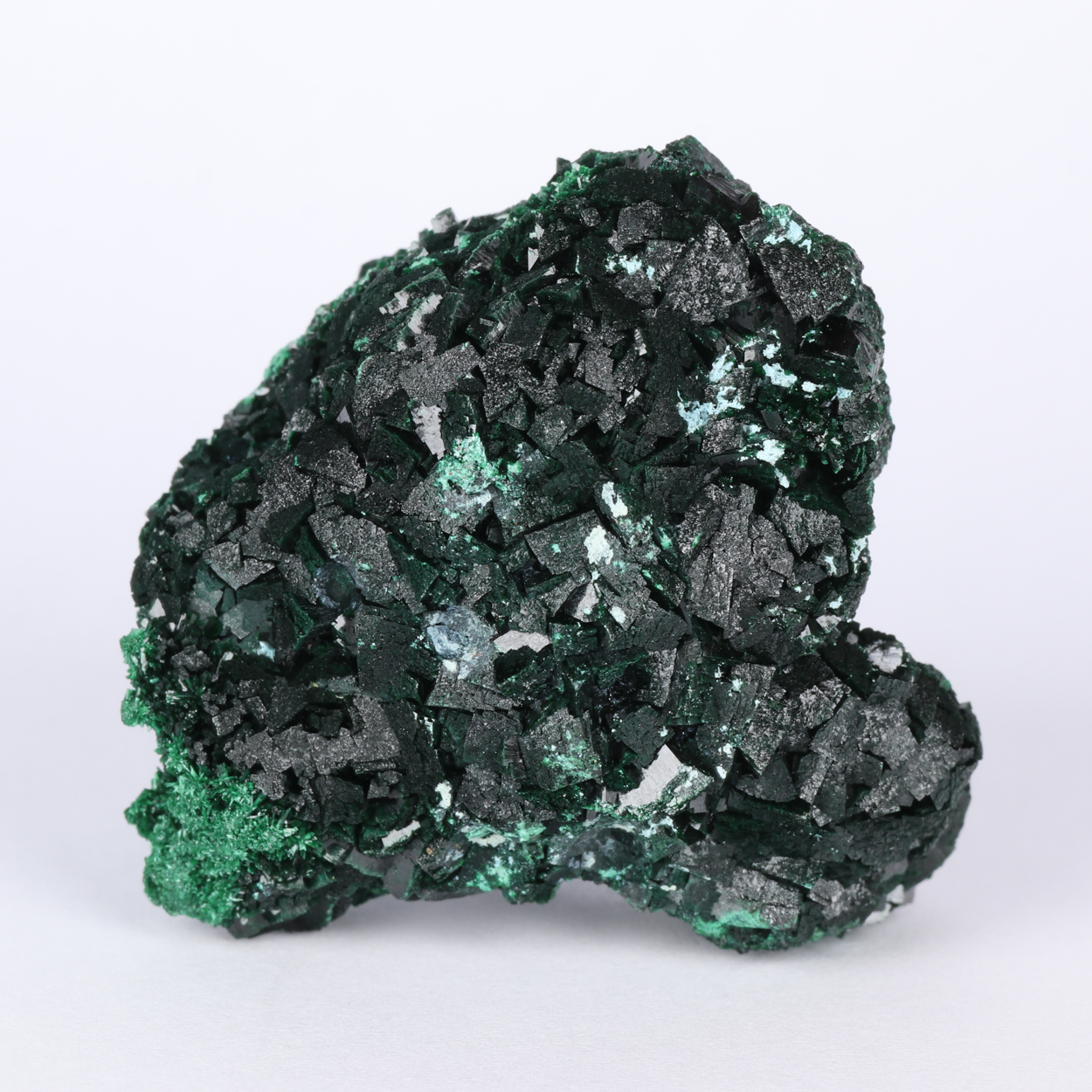 Plancheite With Shattuckite & Malachite