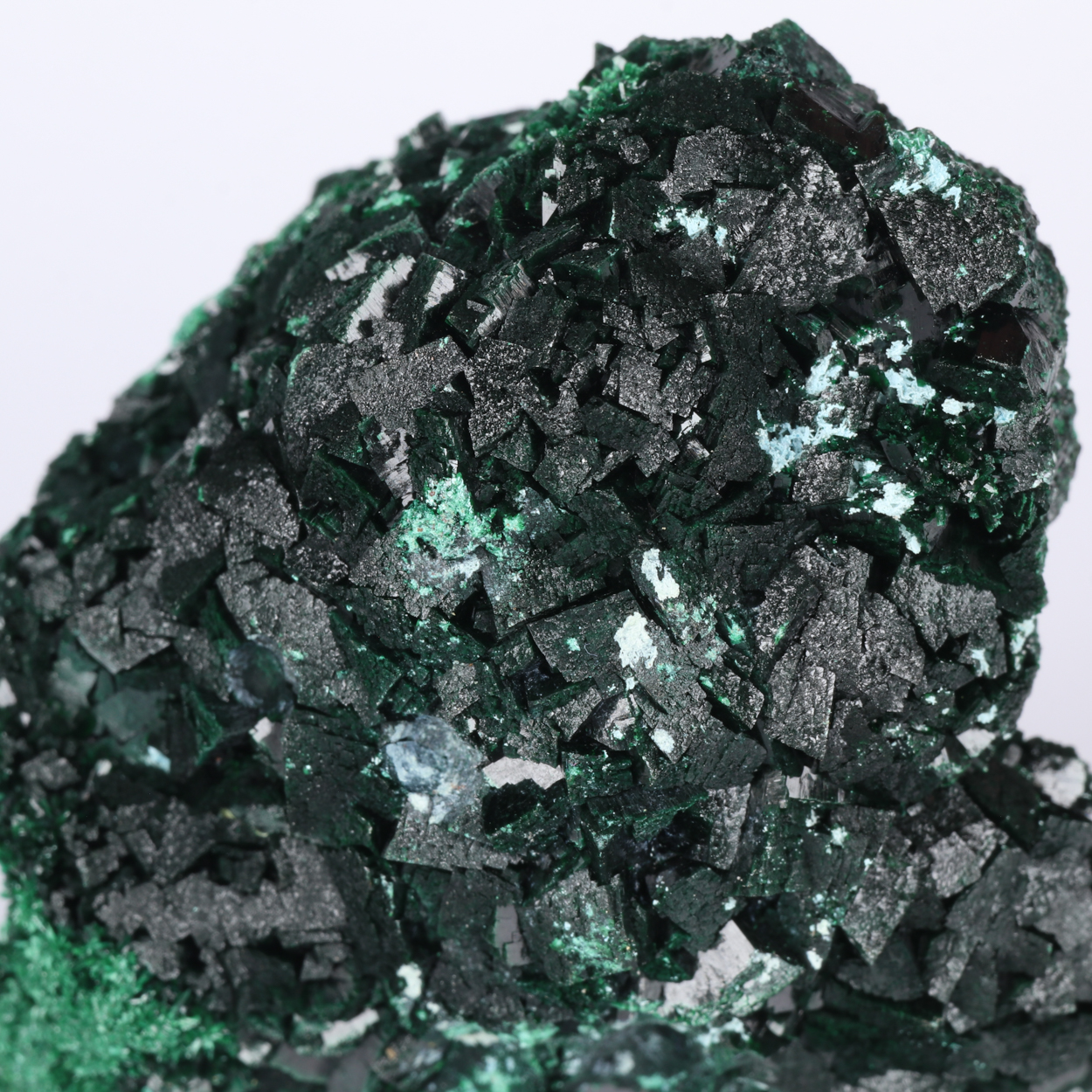 Plancheite With Shattuckite & Malachite
