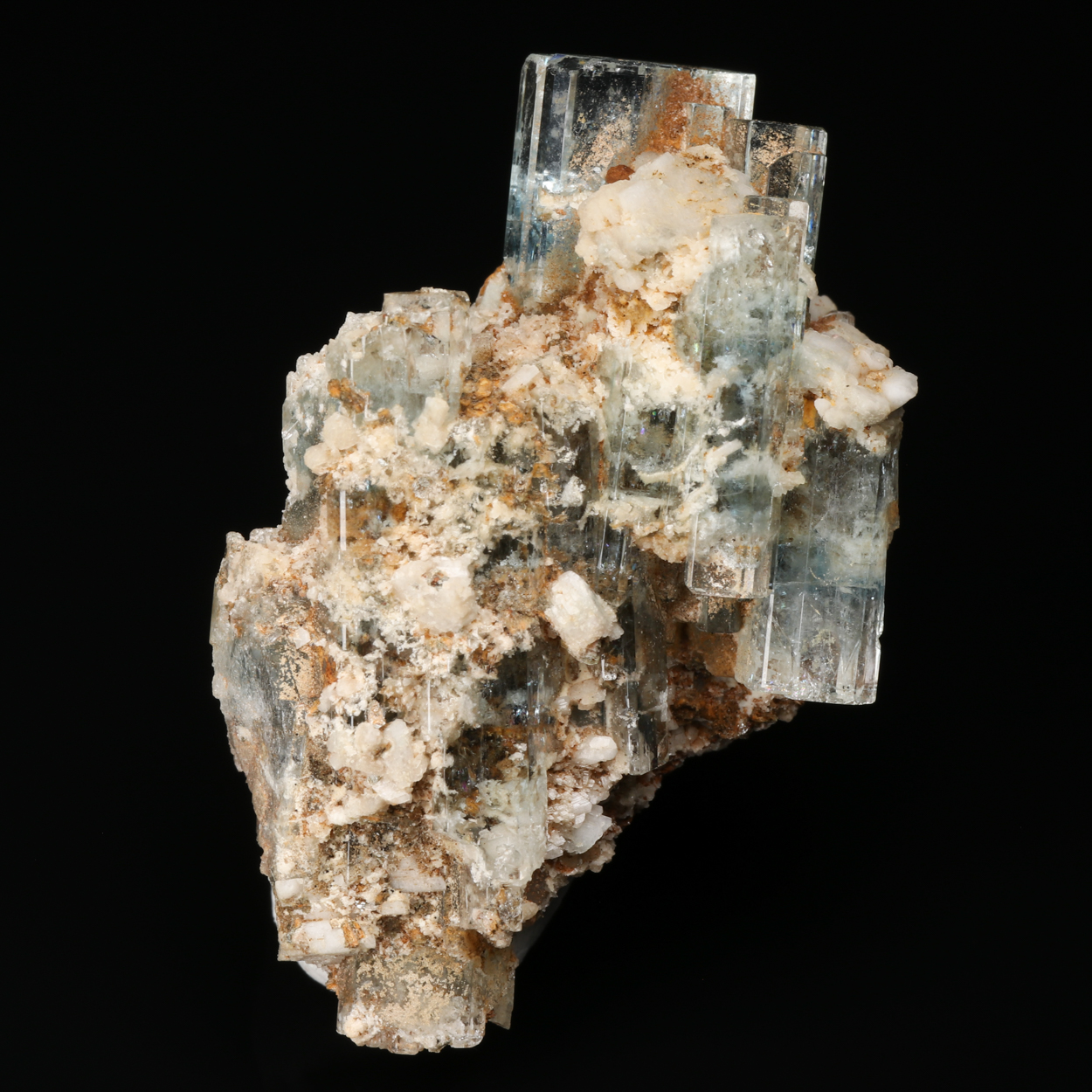 Aquamarine & Feldspar