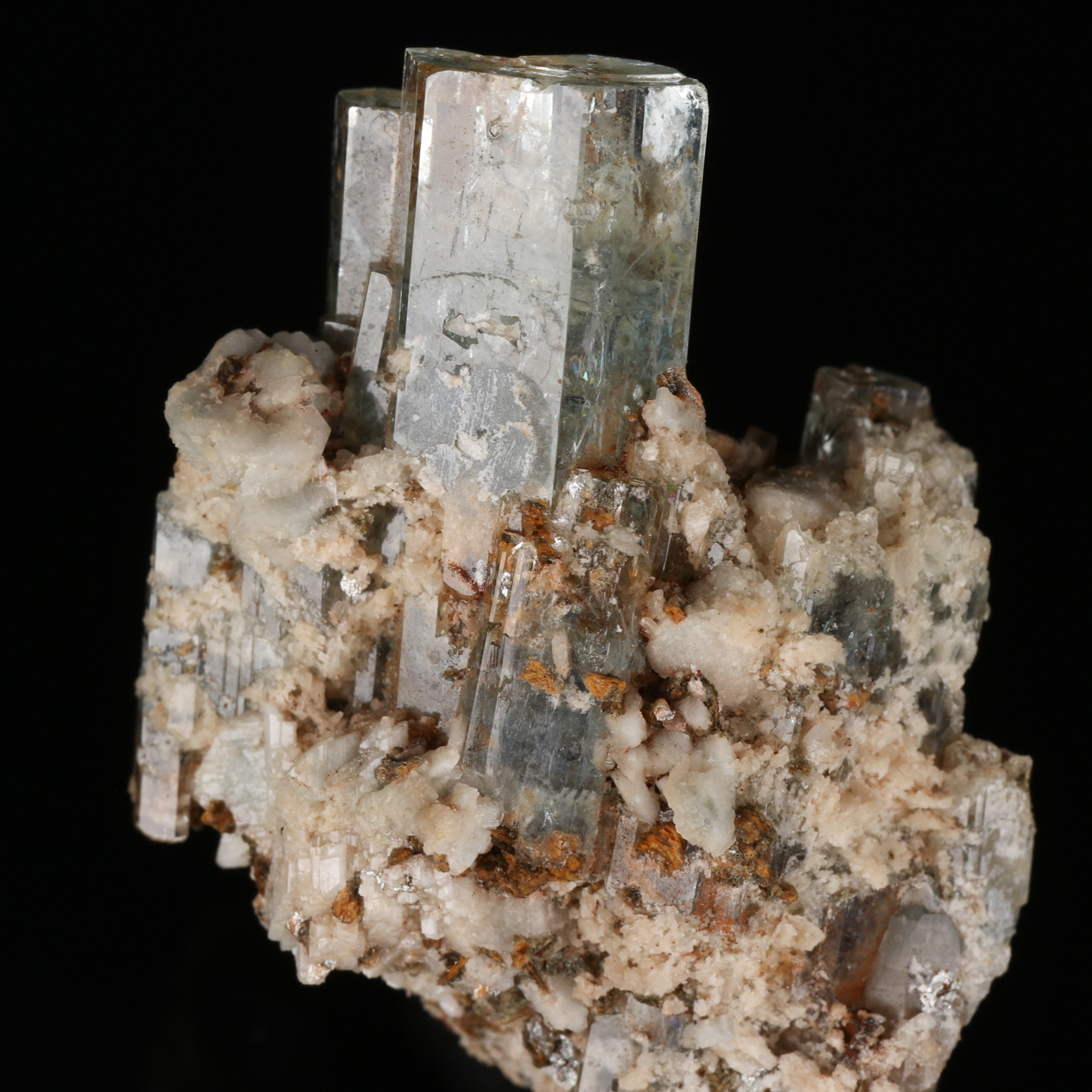 Aquamarine & Feldspar