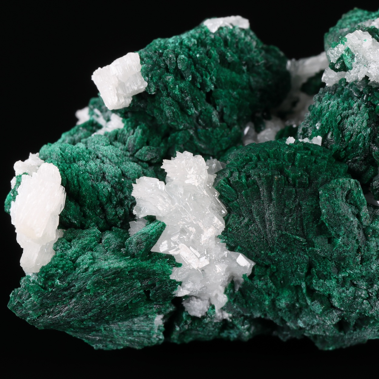 Cerussite On Malachite & Azurite