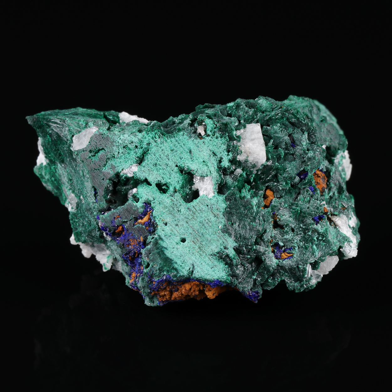 Cerussite On Malachite & Azurite