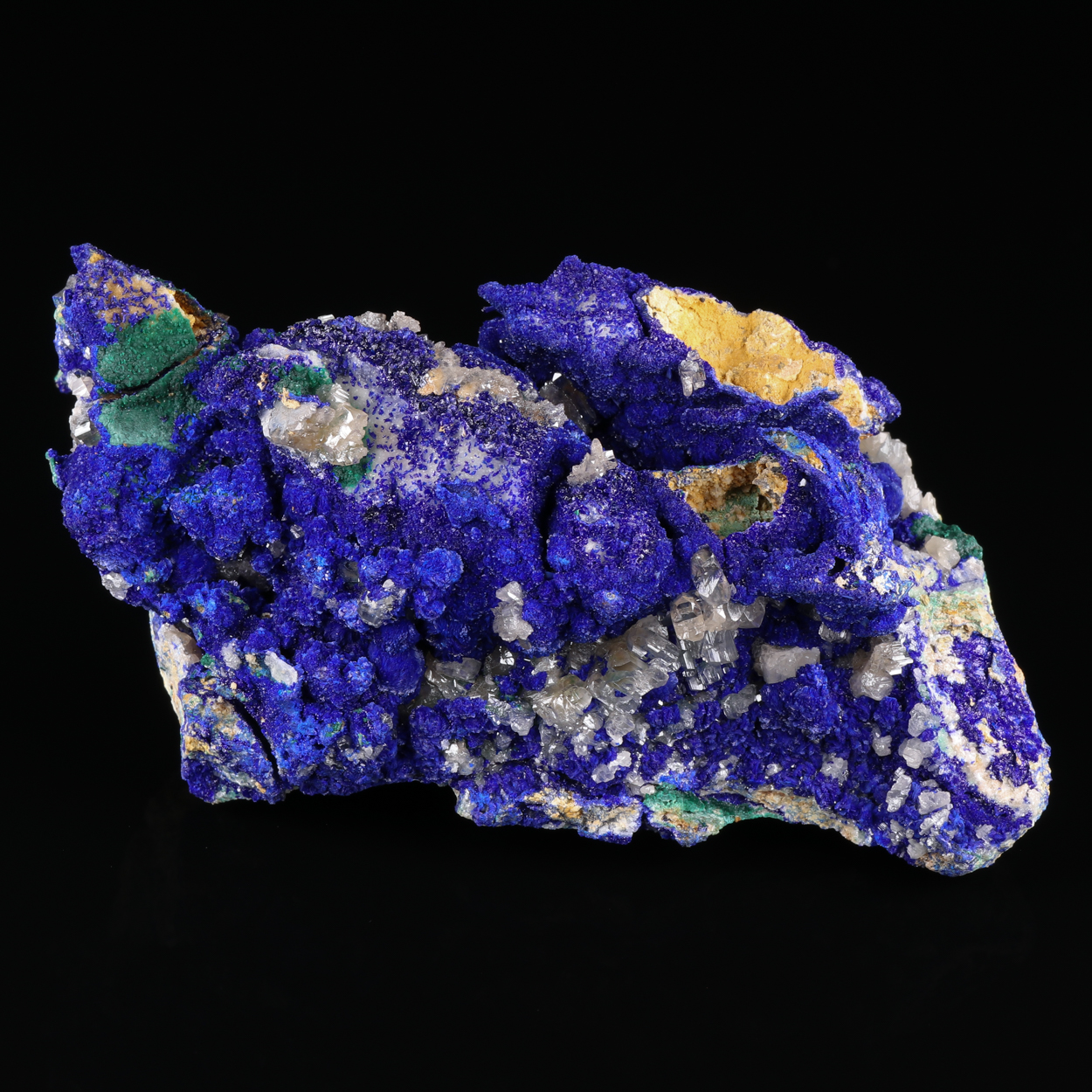 Cerussite On Malachite & Azurite