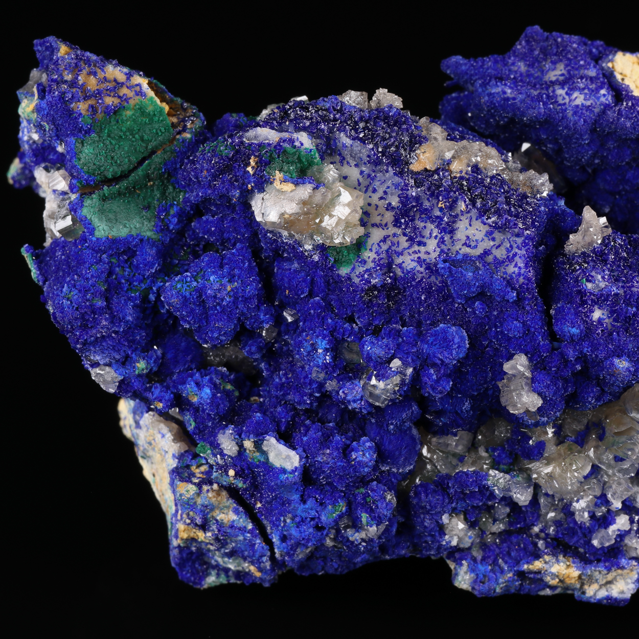 Cerussite On Malachite & Azurite