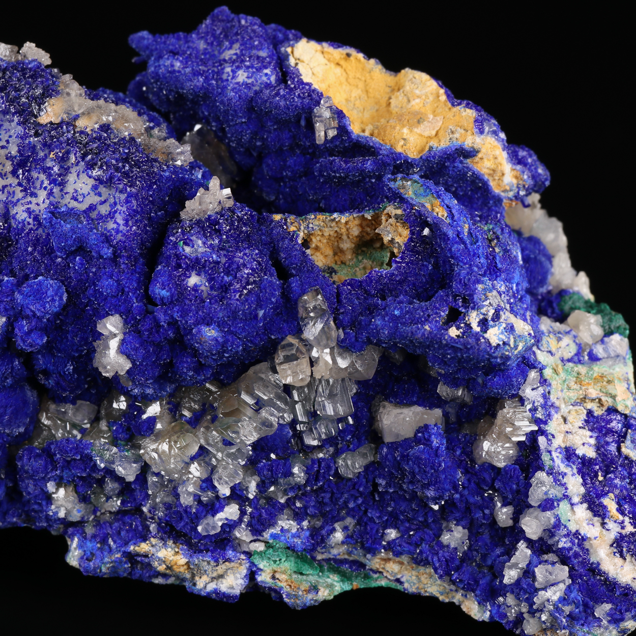 Cerussite On Malachite & Azurite