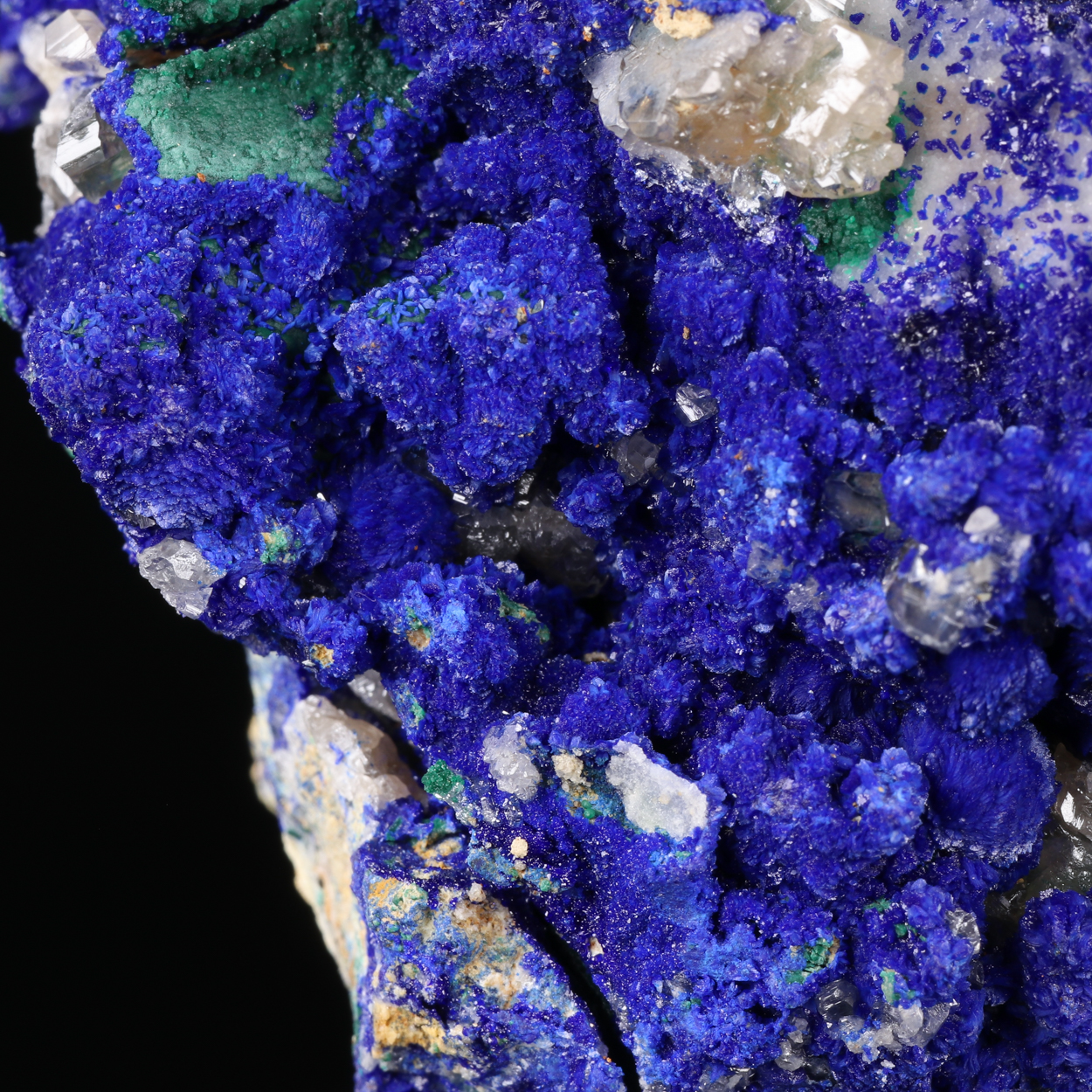 Cerussite On Malachite & Azurite