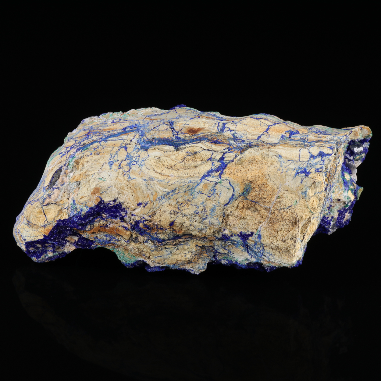 Cerussite On Malachite & Azurite