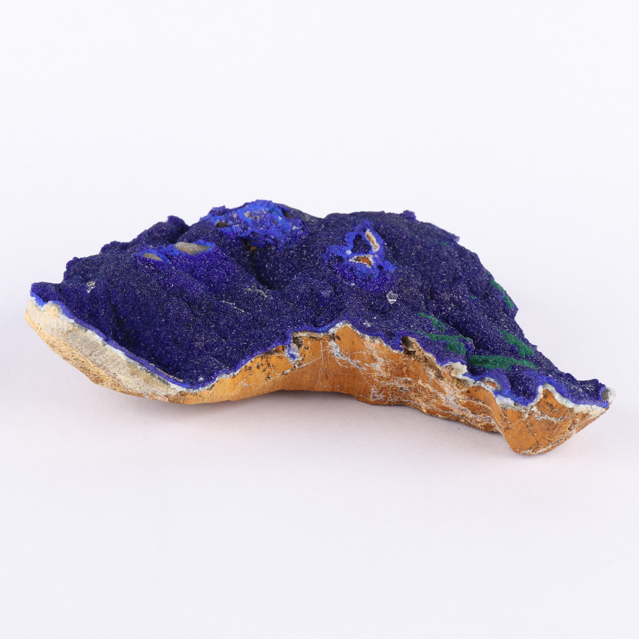 Azurite & Malachite On Smithsonite