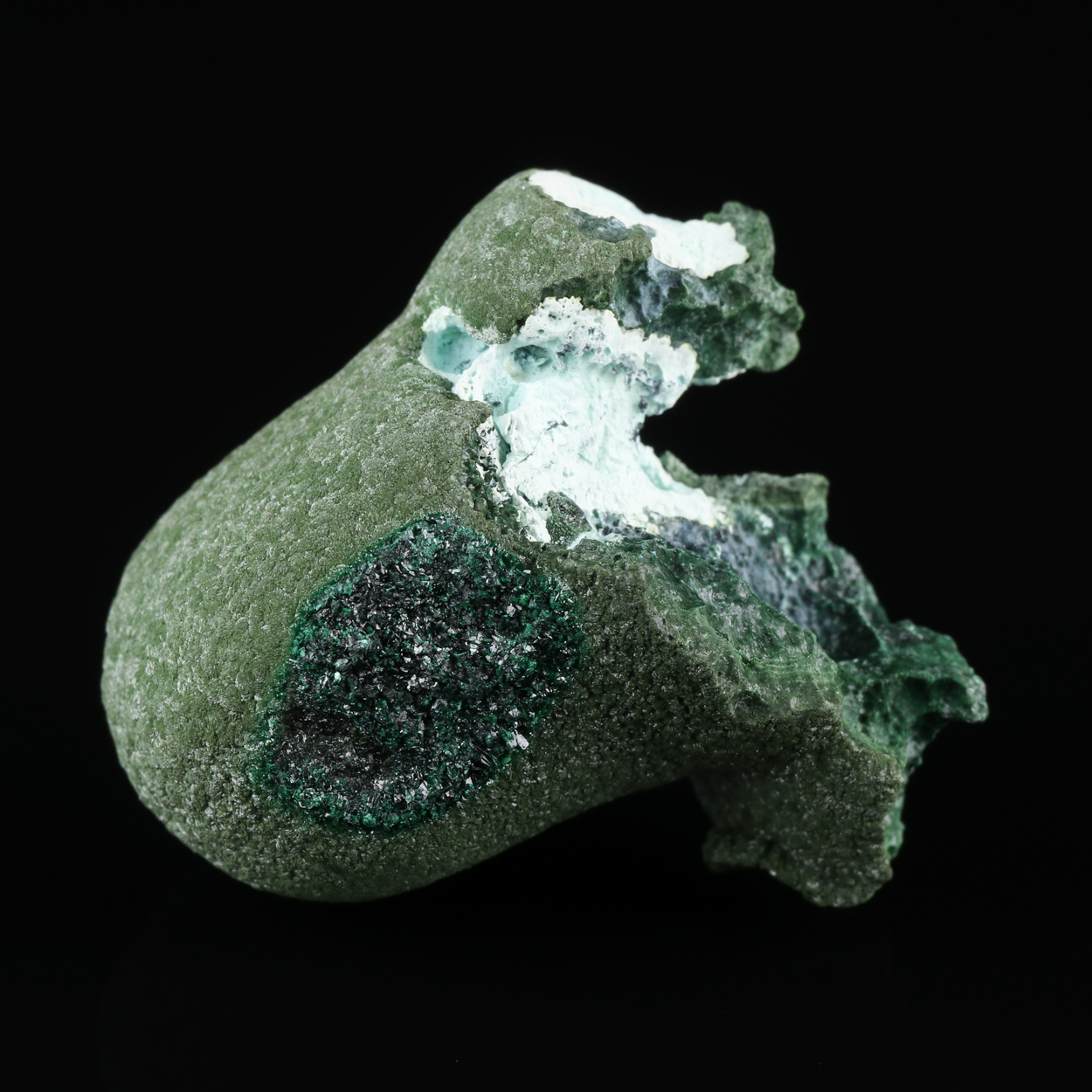Kolwezite On Malachite