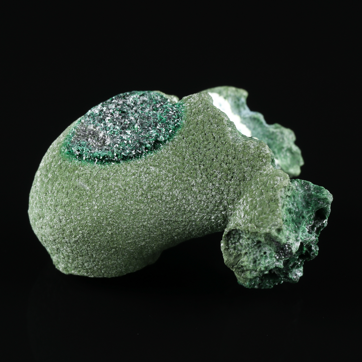 Kolwezite On Malachite