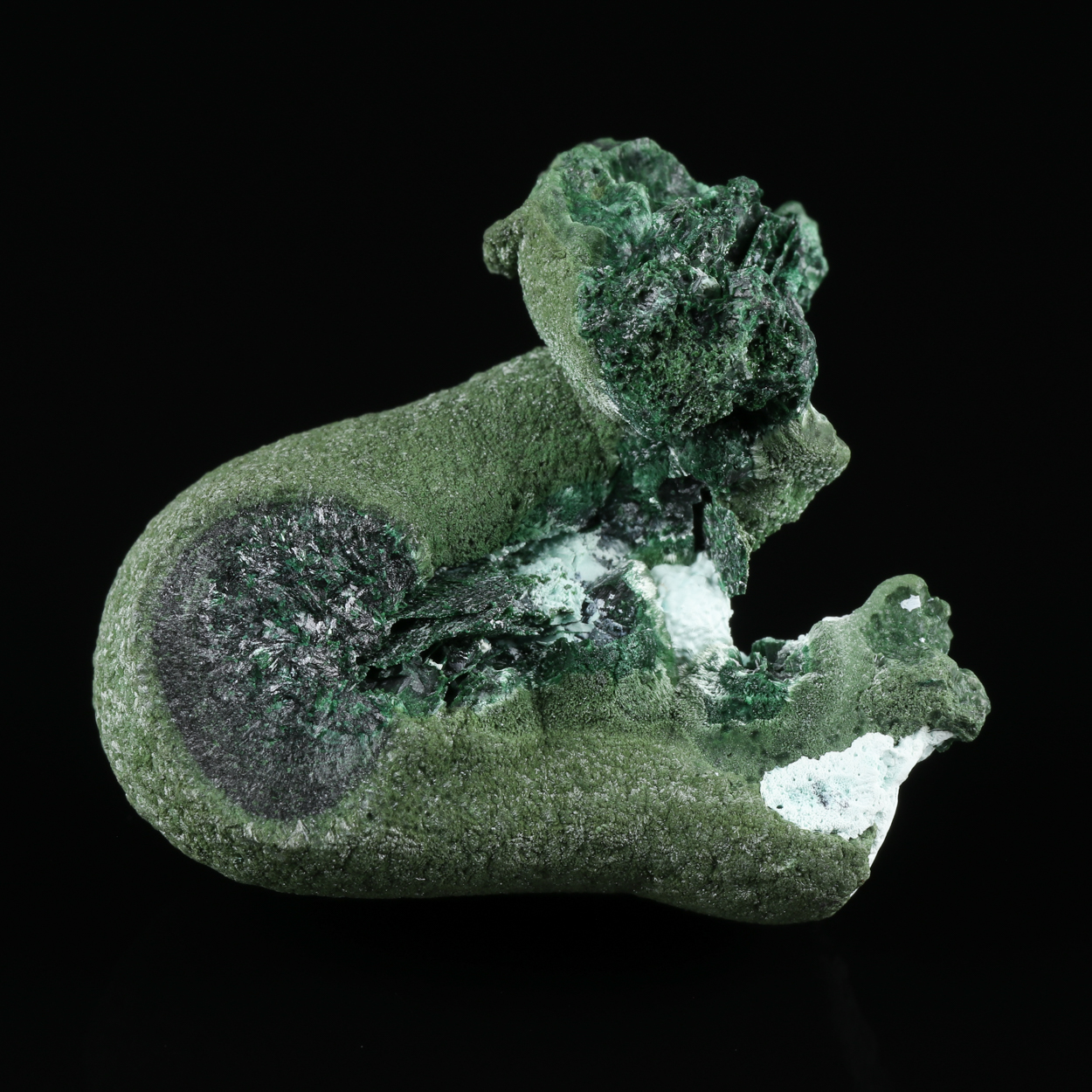 Kolwezite On Malachite