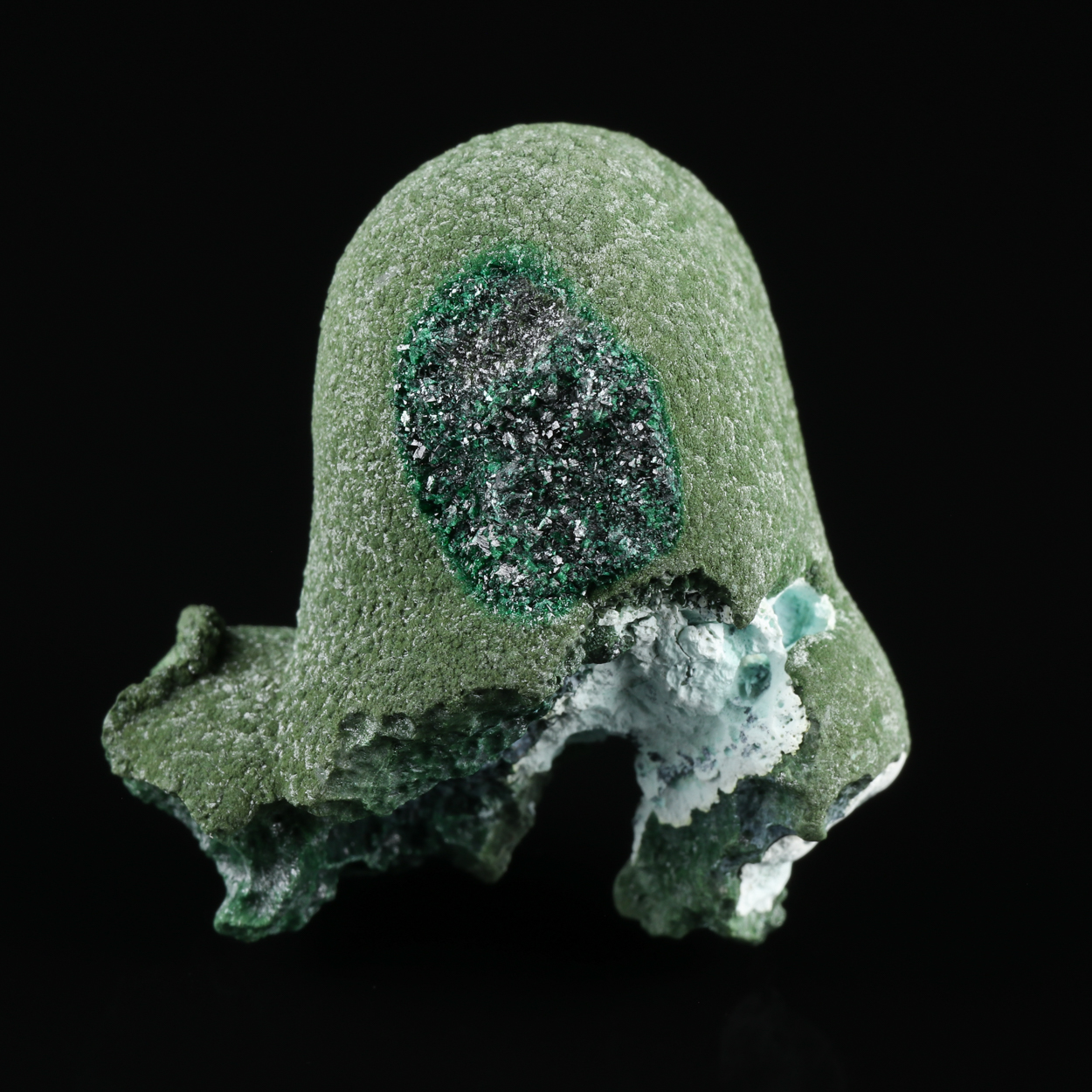 Kolwezite On Malachite
