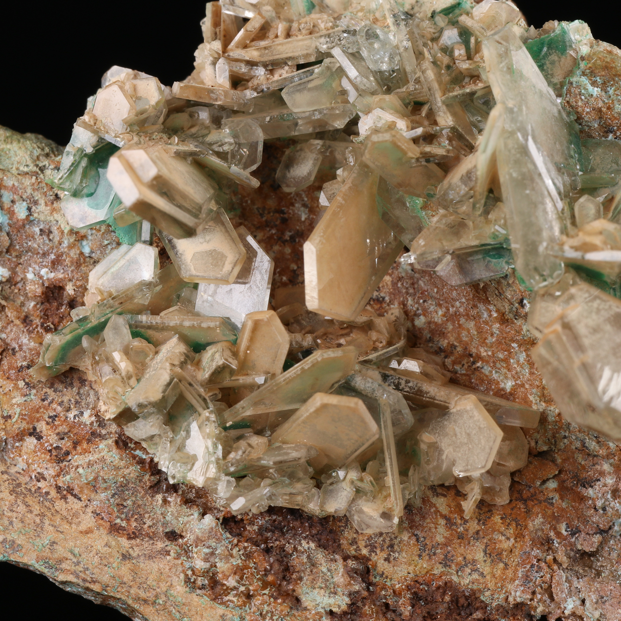 Baryte & Chrysocolla