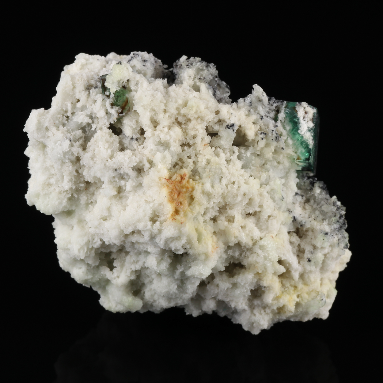 Fluorite On Feldspar