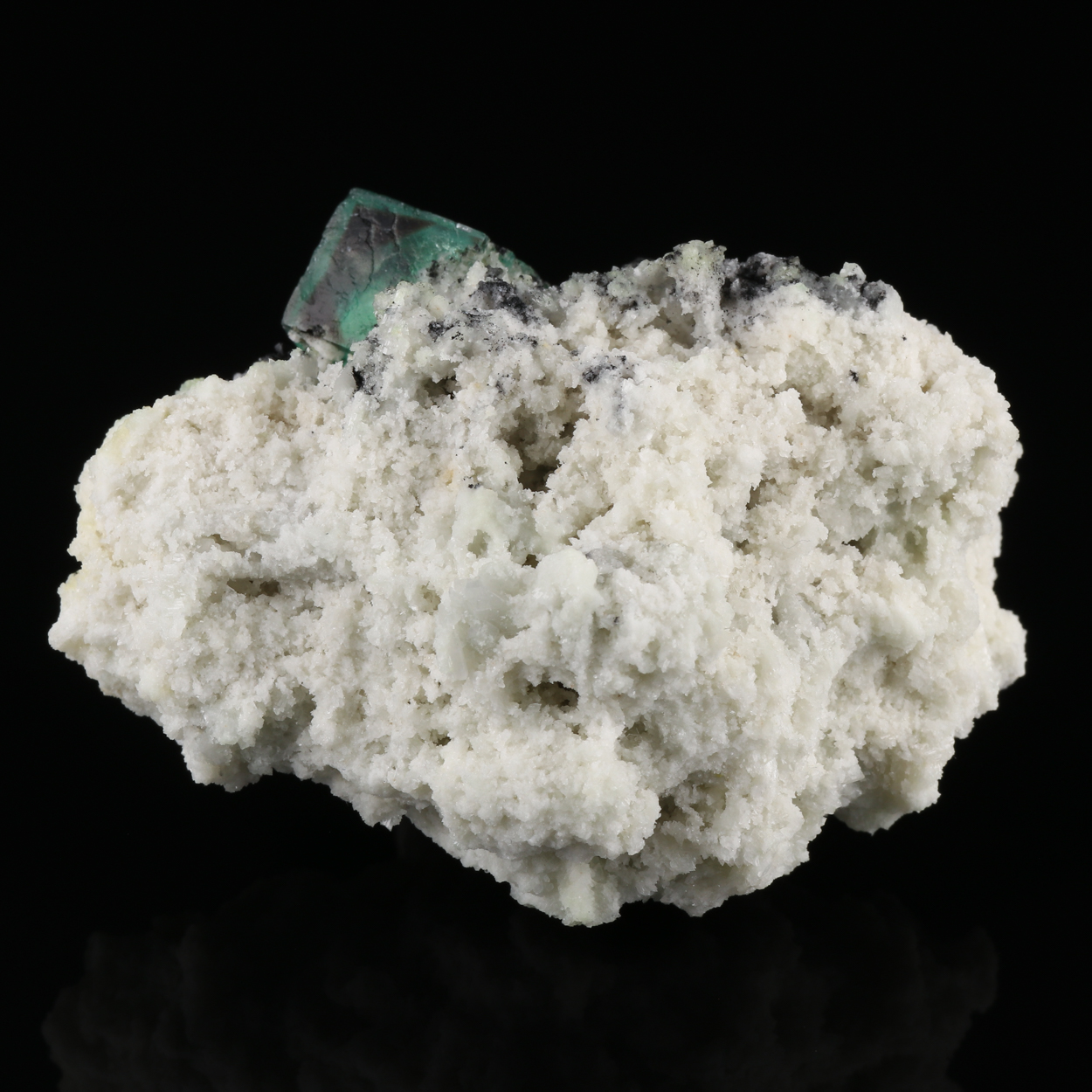 Fluorite On Feldspar