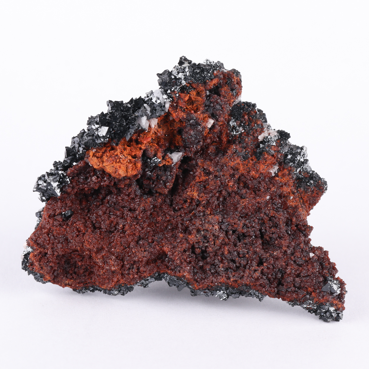 Baryte On Andradite On Hausmannite