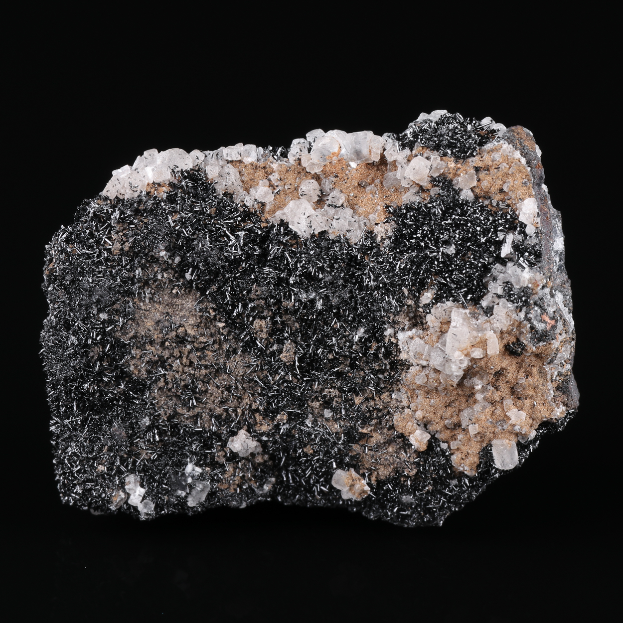 Gaudefroyite & Calcite On Andradite