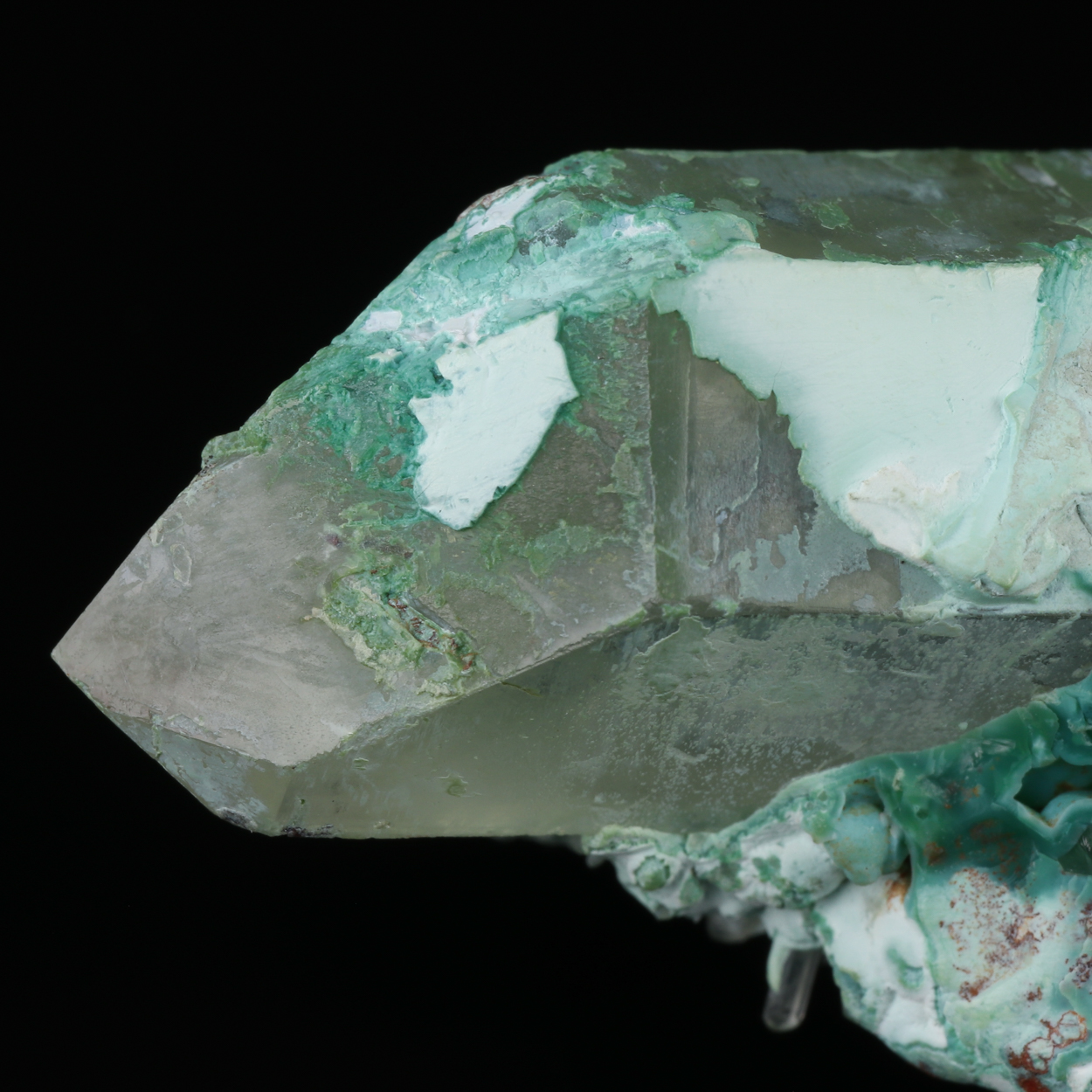 Chrysocolla On Quartz