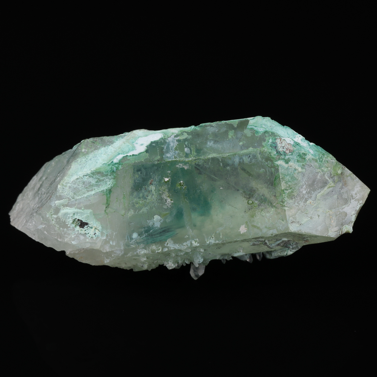 Chrysocolla On Quartz
