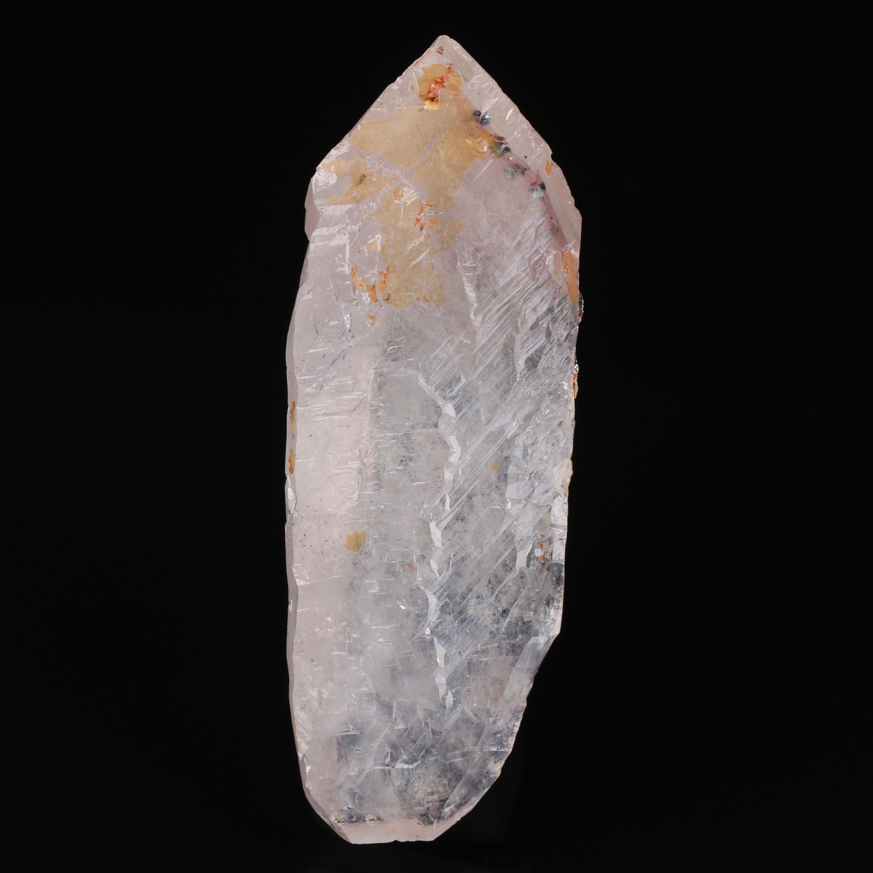 Quartz With Clinochlore & Hematite