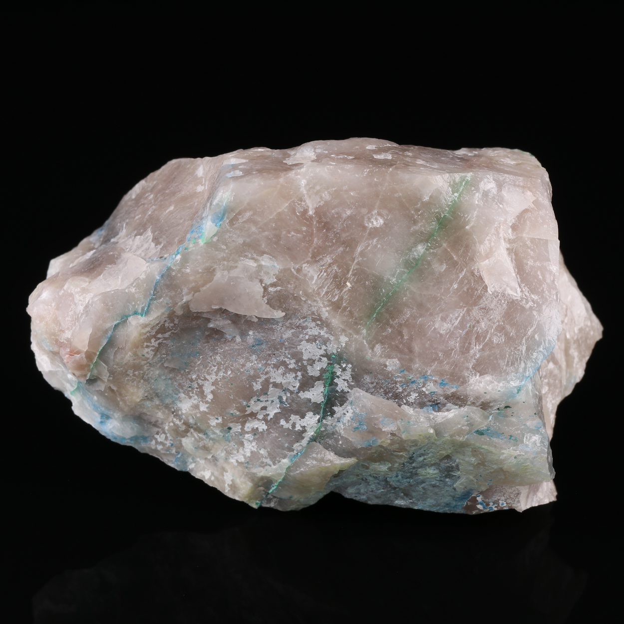 Malachite & Shattuckite On Quartz