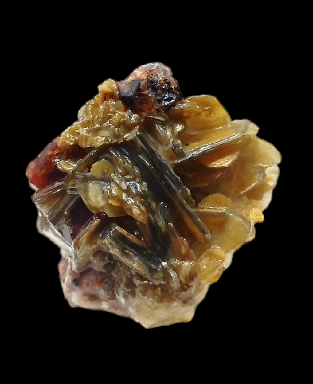 Spessartine Muscovite & Quartz