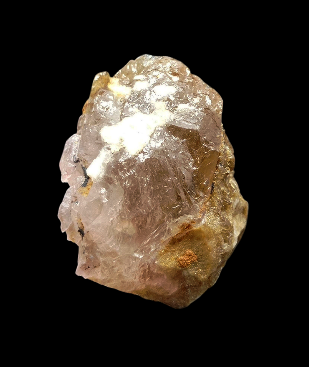 Rose Quartz With Childrenite