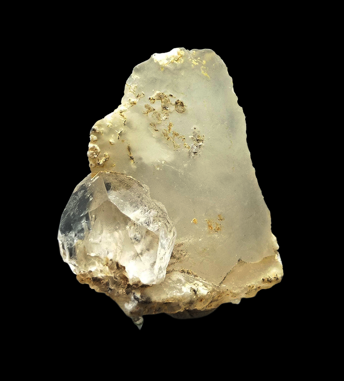 Topaz With Quartz