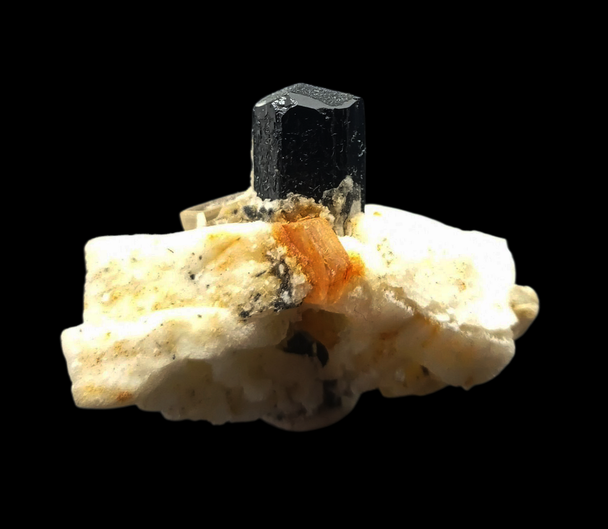 Schorl With Apatite & Muscovite Orthoclase