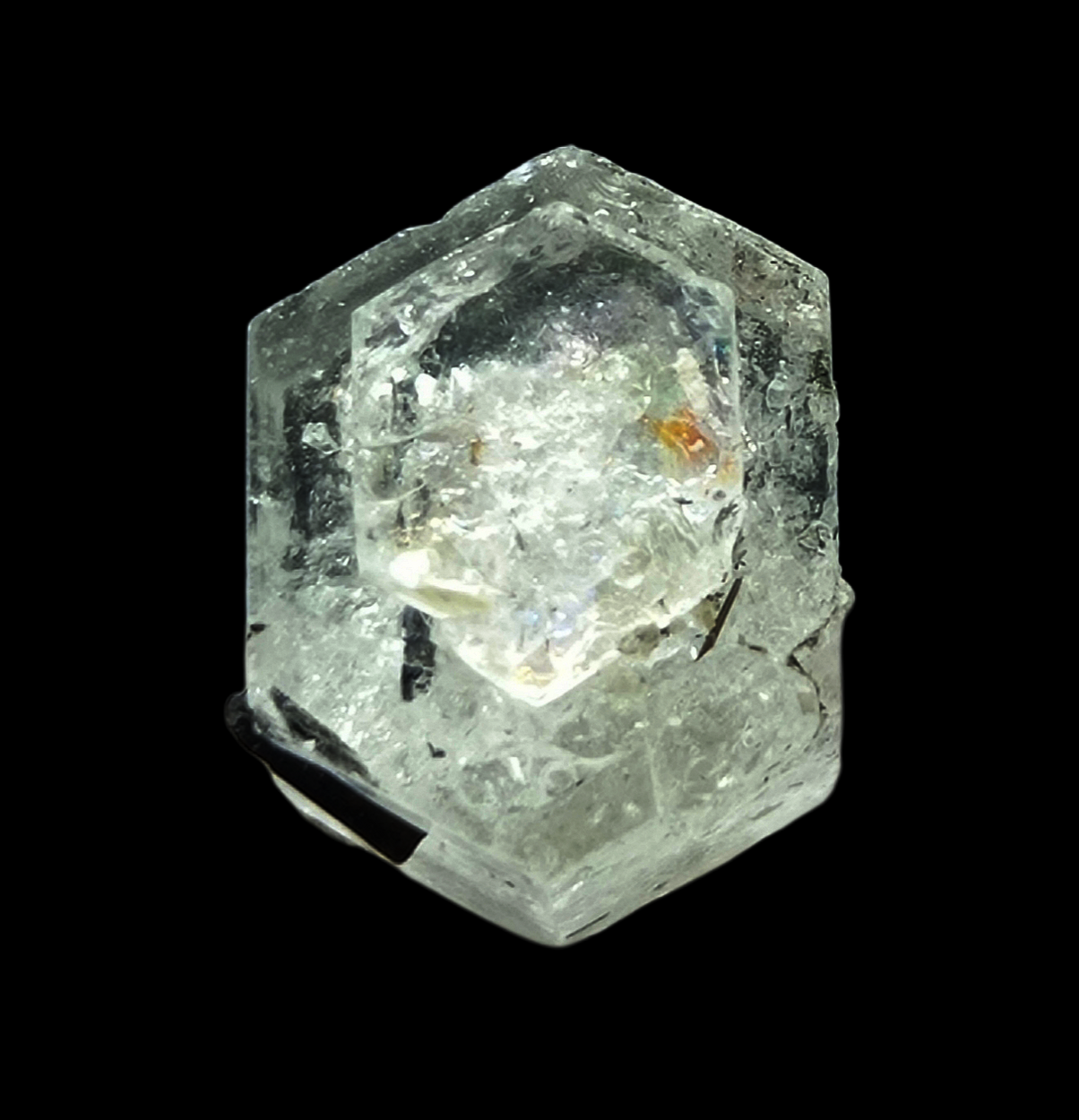 Goshenite With Schorl