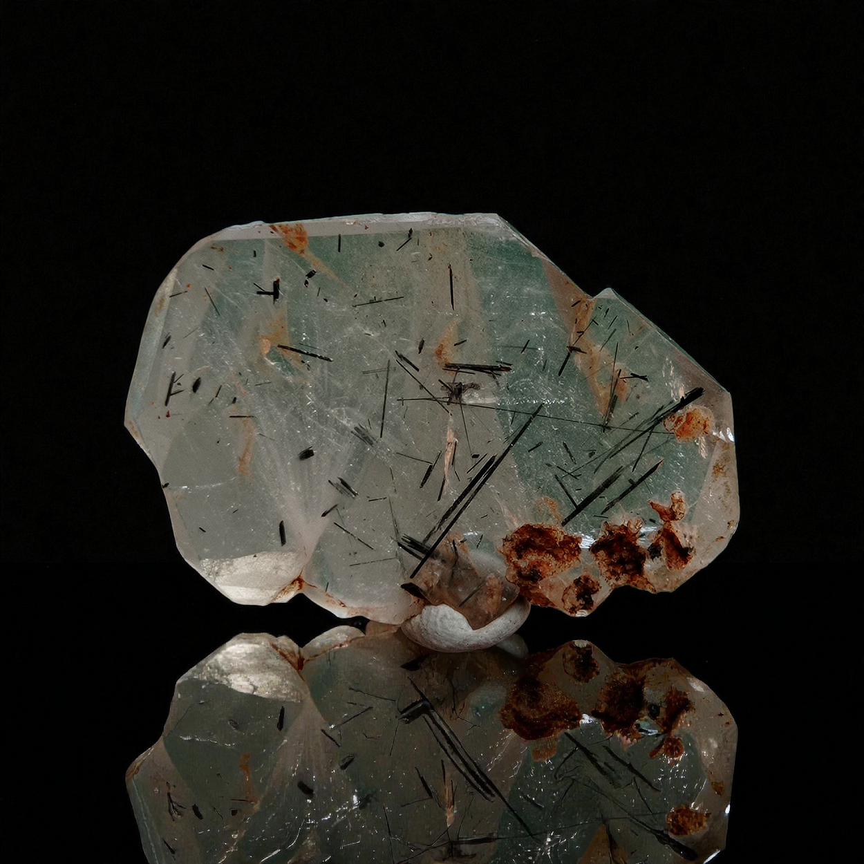 Quartz With Riebeckite Inclusions