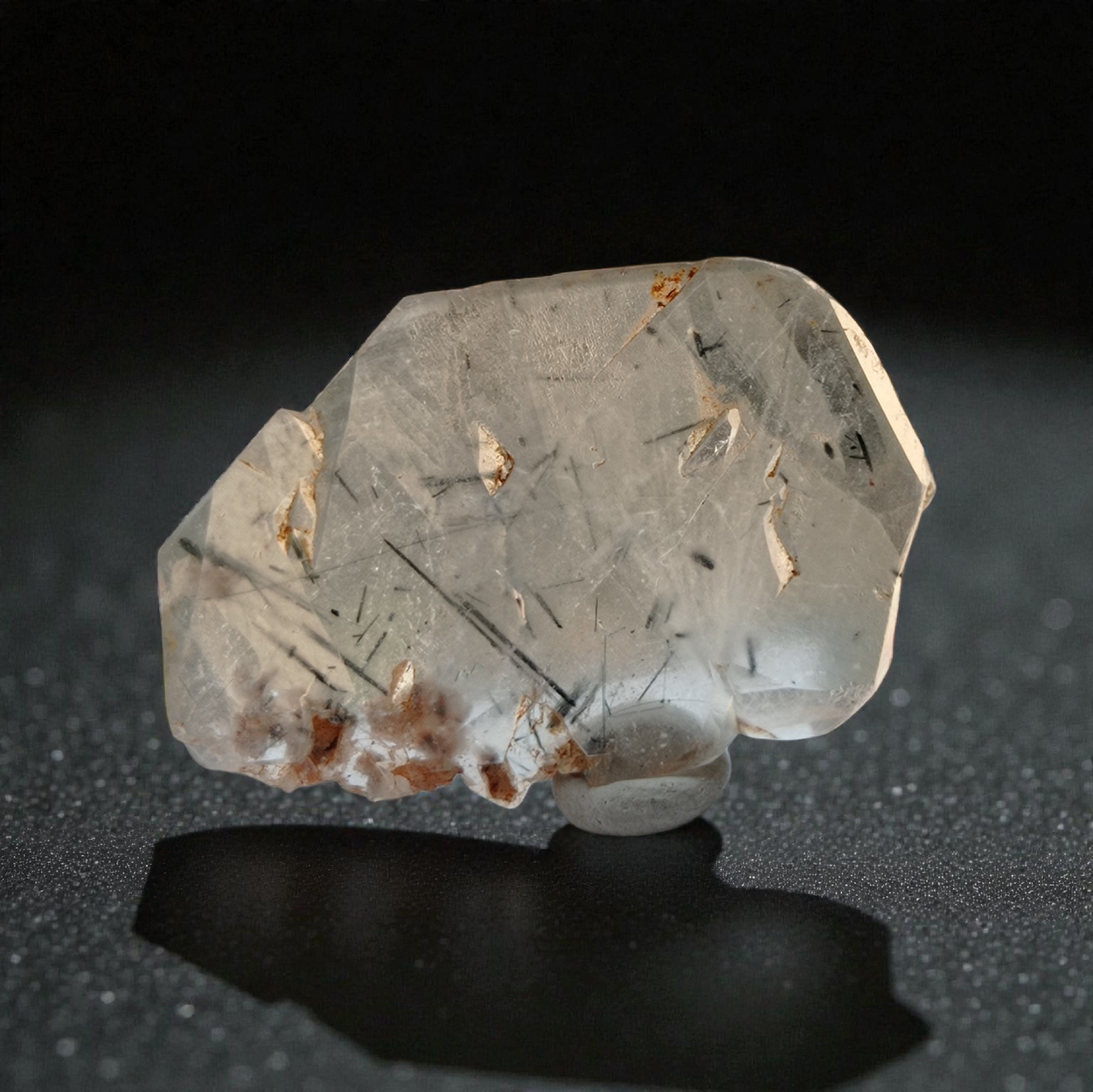 Quartz With Riebeckite Inclusions