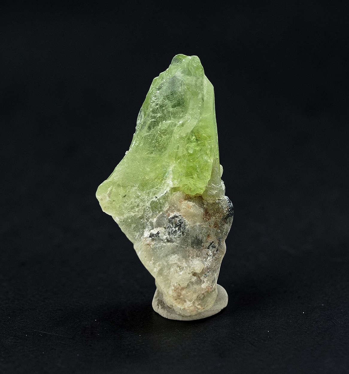Peridot With Magnetite