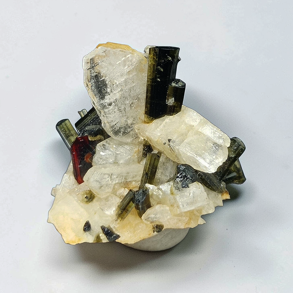 Columbite-(Mn) & Tourmaline With Cleavelandite