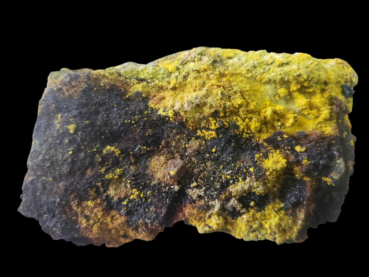 Uraninite With Gummite & Tyuyamunite