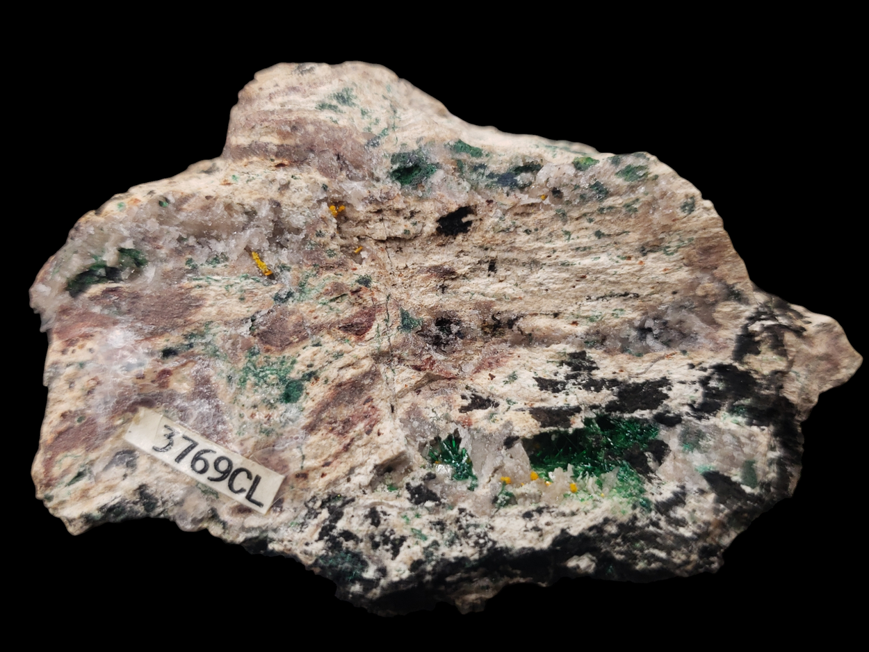 Kasolite With Malachite