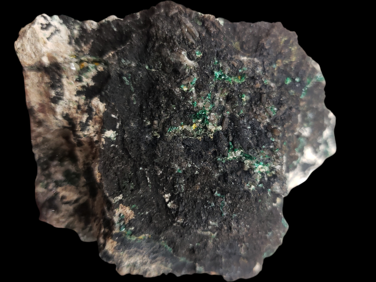 Kasolite With Malachite