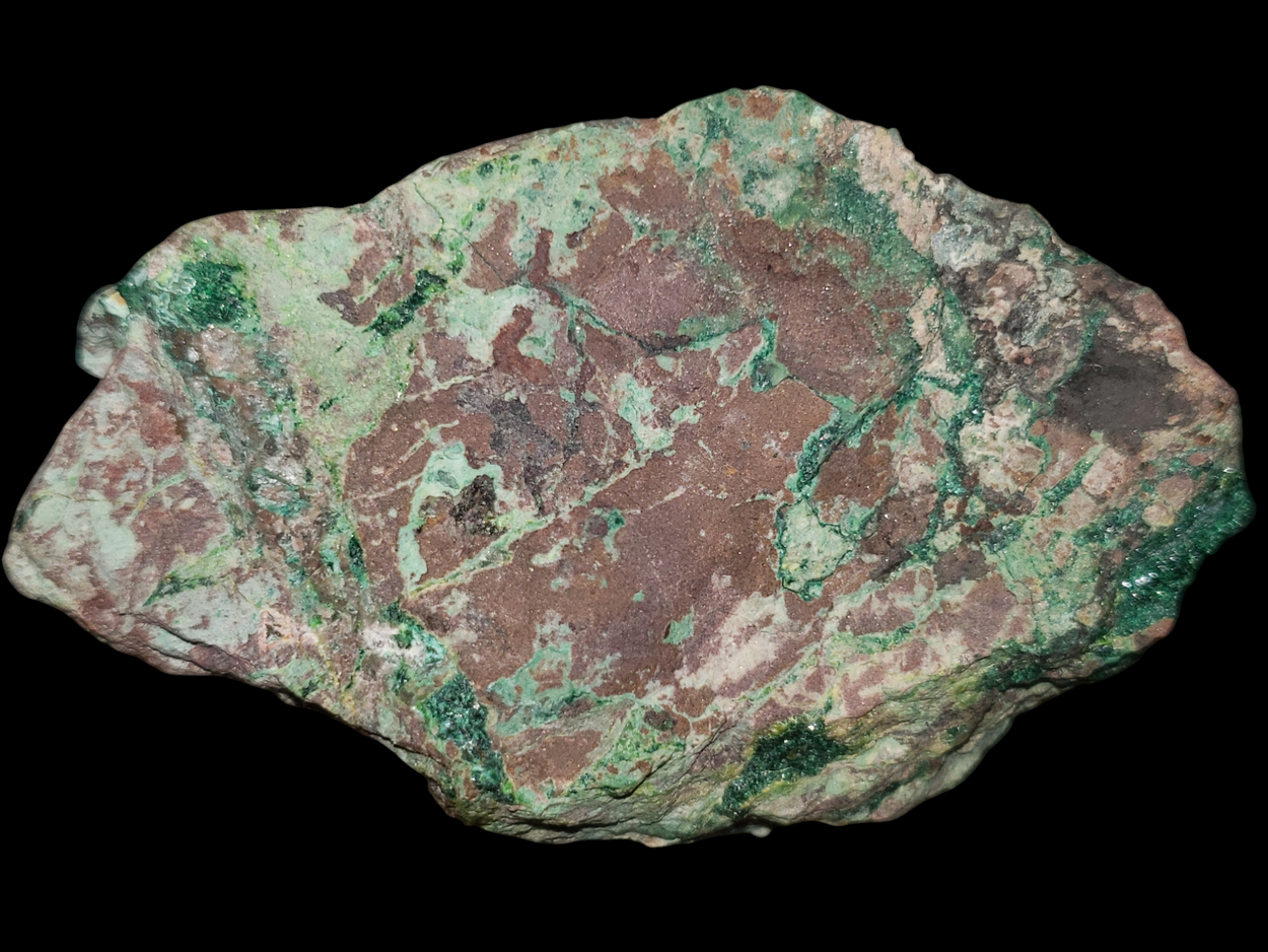 Cuprosklodowskite With Malachite