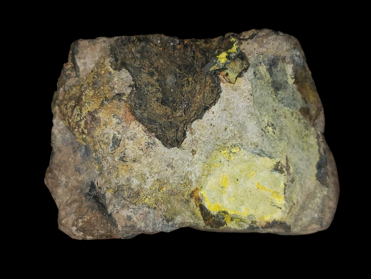 Uranopilite On Uraninite