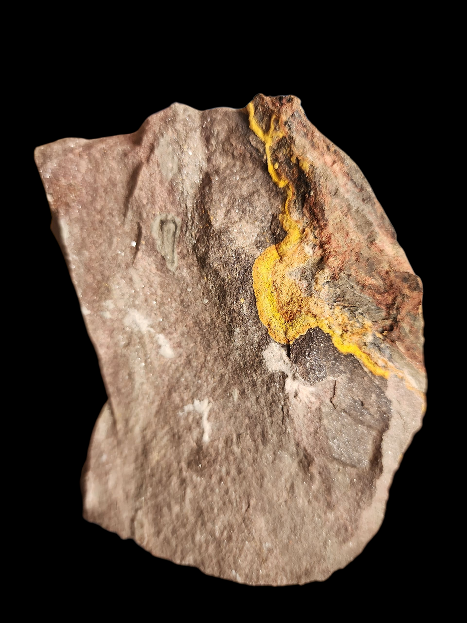 Natrozippeite With Uraninite & Pyrite